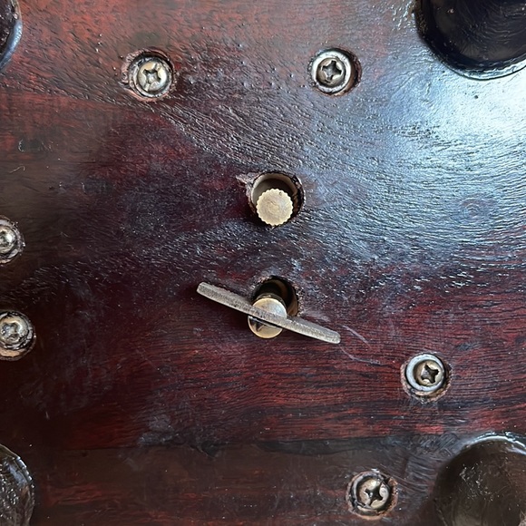 Cat Catching Fish in Glass Case Clock - Picture 6 of 9